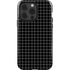 Black Grid iPhone 15 Pro Impact Case